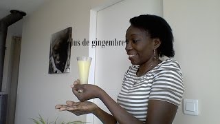 Recette  Jus de gingembre express [upl. by Somisareg66]