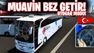 ETS 2 OTOGAR MODU İLE TRAVEGO YOLCULUĞU 🔥 ETS 2 TRAVEGO OTOBÜS MODU  Ets 2 Mod 142  Logitech G29 [upl. by Hsetim]