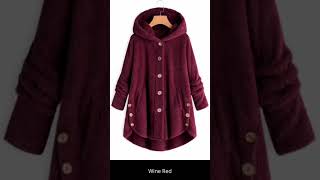 Autumn Winter Coat Women Warm Teddy Bear Coat Wool Jacket Female Plush Coat Hooded Jacket [upl. by Onitnatsnoc]