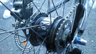 Shimano Nexus Alfine 8 speed How it works [upl. by Winfred]