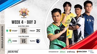 🔴 LIVE  MPL PH S14  FILIPINO  Week 4 Day 3 [upl. by Teddi]