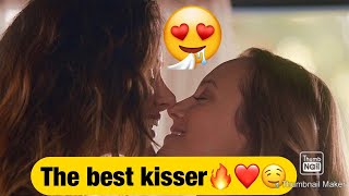 Stefania spampinato says that Danielle savre is the best kisser 🔥❤️😍the blushing face of Danielle [upl. by Heuser]