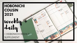 FUNCTIONAL PLANNER Hobonichi Cousin Weekly amp Daily Pages  Jan 4 to 10 2021  paperjoyph [upl. by Yadsendew]