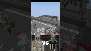 Minecraft Iron Gollem ARMY vs Vindicator ARmy minecraft vs shorts infogames [upl. by Innek]