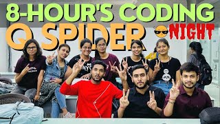 Q Spider Coding Night Marathon  J Spider Full Stack Development Course  J Spider amp Q Spider Noida [upl. by Luca]