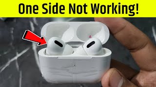 Airpods Pro One Side Not Working  Right Airpod Not Working  Airpods Not Working  fix one airpod [upl. by Acimehs591]