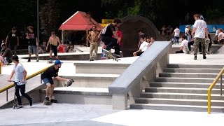 Luxemburg Skatepark Opening Axel Cruysberghs Jelle Maatman Jair Gravenbergh [upl. by Edwine409]