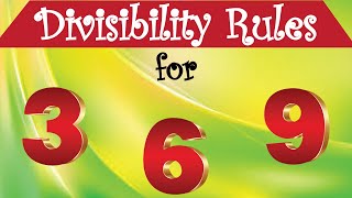 Divisibility Rules for 3 6 and 9  3 Shortcuts in 3 Minutes [upl. by Davenport]