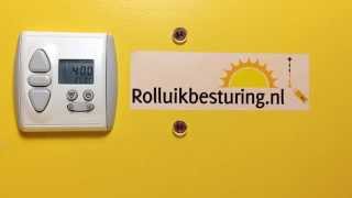 Rolluikbesturingnl  opnieuw tijd instellen  Somfy Chronis Uno Easy Handleiding [upl. by Damiano337]