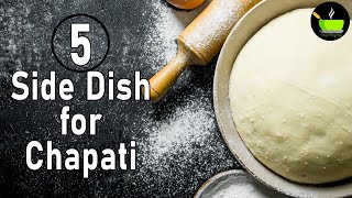 5 Side dish for Chapati  North Indian gravies  Chapati Side Dish  Quick amp Easy Dinner Recipes [upl. by Mylo]