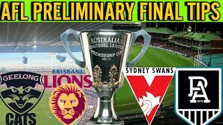 AFL PRELIMINARY FINAL PREDICTIONS [upl. by Anaidni]