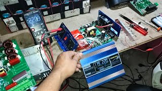 Kalibrasi tegangan 220v AC pada inverter DC 12v to AC 220v  SCC 20A di dalam inverter [upl. by Attesoj]