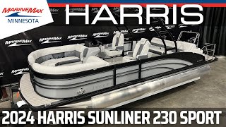 2024 Harris Sunliner 230 Sport  MarineMax Rogers [upl. by Stanfield]