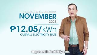 Higher Electricity Rates this November  Meralco [upl. by Aratihc]