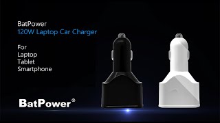 BatPower 120W Laptop Car Charger DC 12v24v Auto Charger Vehicle Charger [upl. by Crespo]