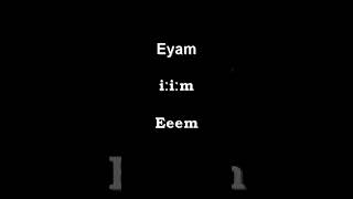 Eyam pronunciation [upl. by Phaih]