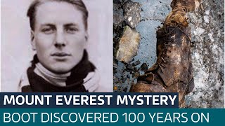 Can the discovery of Everest explorer Sandy Irvines shoe solve a centurylong mystery  ITV News [upl. by Oirrad695]