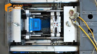 Inside the Injection Molding Process of Plastic Cratecrate injection manufacturing [upl. by Cavanagh]