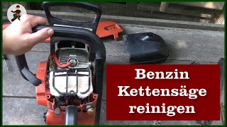 BenzinKettensäge reinigen [upl. by Anitsugua4]