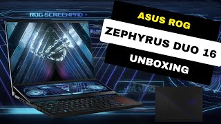 Asus ROG Zephyrus Duo 16 6800H3060 Unboxing First Impressions and First Boot  Asus Gaming [upl. by Georgetta]