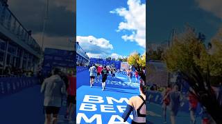 Berlin Marathon 2024 finish line 🥇 berlinmarathon [upl. by Attiuqaj]