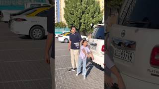 A child throws eggs at a man for a very shocking reason dubai explore [upl. by Aerdnwahs]