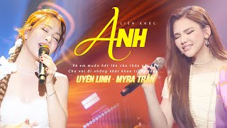 UYÊN LINH amp MYRA TRẦN bắn nốt cao cực đỉnh khi live quotAnh Giấc Mơ Có Thật Yêu Xaquot [upl. by Irrabaj]