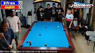 EFREN BATA REYES VS JAYBEE SUCAL Race 9 PAREHAS Exhibition Match [upl. by Urian648]