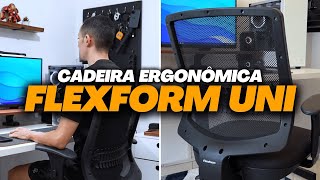 ESSA É A MELHOR CADEIRA ERGONÔMICA CUSTO BENEFÍCIO  Flexform Uni [upl. by Churchill133]