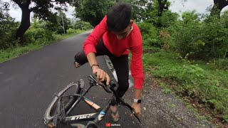 Cycle Stunt Accident बेचारा 😕 [upl. by Ozmo]