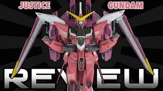 MG ZGMFX09A Justice Gundam Review  GUNDAM SEED  MG ジャスティスガンダム [upl. by Annauqal]