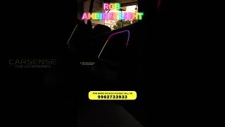 Interior RGB Ambient Light  Car Interior Lights  Car LED Lights  Car Accessories Chennai [upl. by Aonian294]