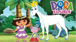 Dora The Explorer Enchanted Forest Adventures Dora Saves King Unicornio Educational Game For Kids [upl. by Nylaret]