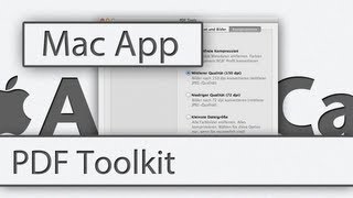 Mac App PDF Toolkit  Die allrounder App für PDFs [upl. by Swenson]