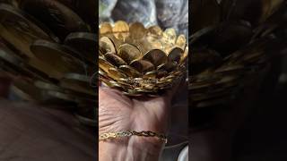 Coin Bowls For Lakshmi Puja youtube shorts [upl. by Magnien691]