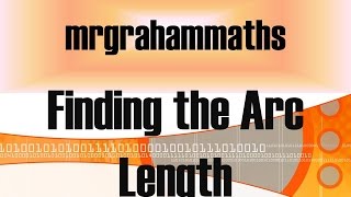 National 5 Maths Finding the Arc Length [upl. by Huda]