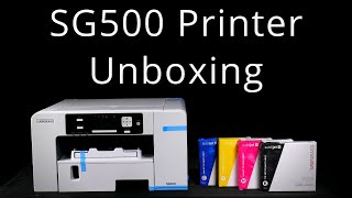 Sawgrass Virtuoso SG500 Sublimation Printer Unboxing [upl. by Somar]