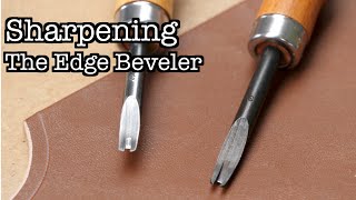 Sharpening Leatherwork Tools  The Edge Beveler [upl. by Ffoeg]