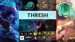 Thresh Support vs Bard  KR Master Patch 1414 [upl. by Odrautse]