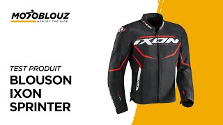 Test produit  Moto Journal met à lépreuve le blouson Ixon Sprinter [upl. by Atalie]