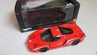 Unboxing 118 Ferrari FXX Evoluzione by Hotwheels Elite [upl. by Imeka577]