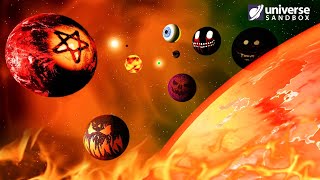 Making A Halloween Themed Solar System 2024 Universe Sandbox [upl. by Rory]