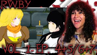 SO FUNNY • LESBIAN REACTS – RWBY – VOL 1 EP 4 5 6  7 • [upl. by Georgiana]