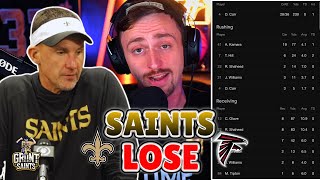 REACTION Saints vs Falcons  Heartbreaking Loss  NFL Week 4 [upl. by Aiuqcaj]