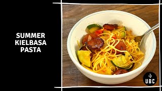 summer kielbasa pasta  an easy recipe [upl. by Hnahc922]