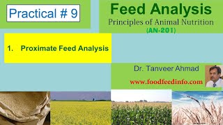 Practical9  Proximate Feed Analysis [upl. by Aruasi]