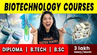 Biotechnology Course Details 🧾  Career In Biotechnology After 12th 📚🎓 [upl. by Kung388]