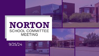 Norton School Committee 92524 [upl. by Thetes]