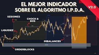 INDICADOR con ESTRATEGIA INSTITUCIONAL COMPLETA en TRADINGVIEW  FVGOrderblocksliquidezKillzones [upl. by Leirua887]