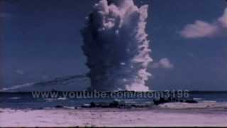 HD tsunami bomb underwater nuclear explosion 1958 operation hardtack [upl. by Yedoc928]